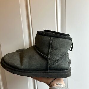 UGG Women's Classic Ultra Mini Boots - Black - Size 6 - Faded